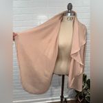 Haven Well Within Soft Pink Wool Blend Drape Open Front Cardigan/Wrap Size M Photo 5