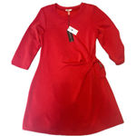 Cable & Gauge  Vibrant Red Long Sleeve Dress Xl‎ NWT Photo 0