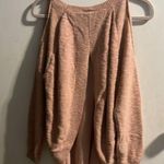 Pink Rose Off-the-Shoulder Sweater in Pink Photo 2