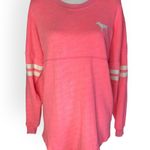 Victoria's Secret Victoria’s Secret PINK Crewneck Varsity Oversized Pullover Long Sleeve Sweater Photo 0