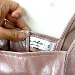 Love, Fire Love Fire Holographic Blush Pink Faux Leather Bodycon Mini Dress Size Small Photo 2
