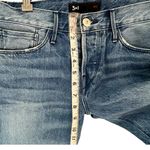 3x1 Revolve Jeans Womens 26 Stella Blue Button Fly Straight Crop Fringe Modern Photo 7