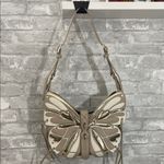 Betsey Johnson Kitsch Butterfly Crossbody Bag in Natural Photo 1