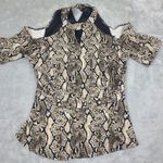 Thalia Sodi Thalia & Sodi Size XL top Snake Skin print sleeves Women's Top Photo 0