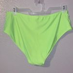 SheIn lime green bikini swim suit bottom ruched beach summer Photo 1