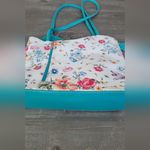 Borse In Pelle Purse Floral Leather Crossbody Purse Made In Italy Zip Tote White Photo 10