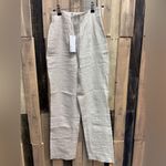 Reformation  Colton Linen Pant in Oatmeal Photo 3