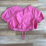 STAUD  Prato Crop Top Size M Wild Orchid Pink Photo 4