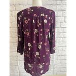 Monday Fun Women’s NWOT Floral Print Casual 3/4 Sleeve Blouse Size Small Photo 4