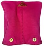 Prada Canapa Shoulder Crossbody Bag Tote Fuchsia Pink Purple Large Summer Photo 8