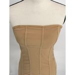 Urban Outfitters  UO Bari Strapless Corset Mini Dress‎ Beige Size Small Photo 6