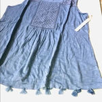 Caslon  Tassel Trim Embroidered TankTop… Photo 3