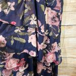 XScape floral tiered chiffon lined gown women size 4 Photo 13