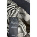 Rag and Bone Skinny Ankle Pants Black White Cropped Size 0 Herringbone Office Photo 11