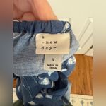 A New Day Blue and White Flutter Sleeve Sundress Size Small Photo 8