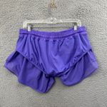 Lululemon  Hotty Hot Shorts Low Rise 4" Power Purple Athletic Gym Women's 12 Photo 3