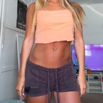 H&M bright orange peach camisole tank Photo 1