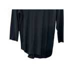 Tahari  Black Scoop Neck 3/4 Sleeve Shirt Women's Size Small New Photo 3