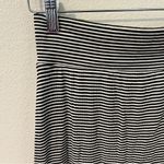 Athleta Black and White Striped Stretch Knit Pencil Skirt Size S Photo 1