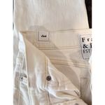 Frank & Eileen Womens Jeans Everday White Cork Denim Straight High Rise Size 28 Photo 3