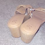 A New Day rattan wedge sandals in tan size 11 new Photo 1