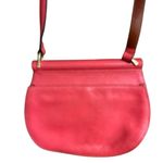 Vera Bradley  Women's Leather Crossbody Purse Red Geometric Pattern‎ Photo 11