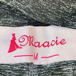 Maacie Maternity Gray Athletic Cropped Pants Medium Photo 5