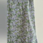 American Eagle Outfitters Stretch Floral Mini Skirt, Purple and Green, Size 4 Photo 4