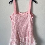 Romwe Pink Lace Mini Dress NWT Photo 4