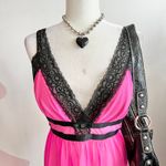 secret treasures Vintage Pink Lace Babydoll Top Romantic Fairycore Y2K 2000s‎ Coquette XL Photo 1