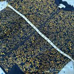 Jones New York Sz: M Bomber Jacket Gold Scroll-like All Over Abstract Pattern. Photo 4