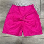 Bombshell sportswear  High Rise Scrunch Butt Side Pocket Pink Shorts Size XS Photo 3