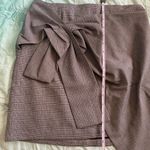 ZARA Black & White Houndstooth mini Skirt with Bow Knot Photo 7