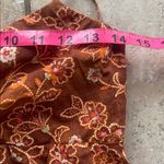 J.Crew Tie-front Jumpsuit in Vintage Vines Rust Floral Photo 12