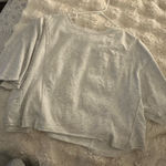 Aerie  cropped comfy grey top! Photo 0