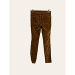 Pilcro and the Letterpress Anthropologie Brown Fit Serig Velvet Skinny Pants 26 Photo 8