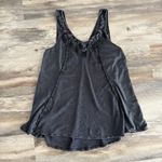 Rock & Republic Women’s Black Sleeveless Top Size Medium - Embroidered Detailing Photo 0