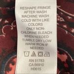 Maurice's maroon semi-sheer silky blouse with front tie & cutout back Medium EUC Photo 10