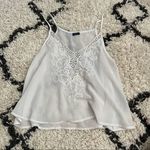 Brandy Melville  Becky Sheer Lace Floral Tank Photo 0