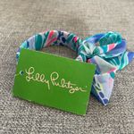 Lilly Pulitzer Fabric Wrapped Bangle Bracelet Bennet Blue Celestial Seas Photo 2