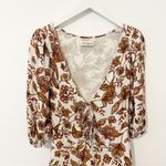 NICHOLAS Danielle Dress Ivory Paisley Floral
Midi Flowy Size US 4 White Photo 3