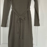 Topshop  Olive Long Sleeve Dress Photo 0