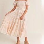 Mabel Mable Pink/White Grid Pattern Maxi Dress NWOT Photo 14