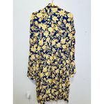 Free People Wild Nights Floral Blue Yellow Duster Kimono NWT size Medium Photo 3