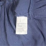 American Eagle 🎈  Outfitters AEO Boho Blue Tunic Top Size Small Lace Up Front Photo 6