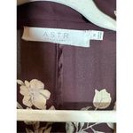 ASTR The Label Drape Front Floral Blazer Sz M Photo 2