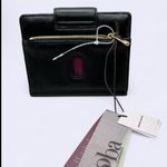 Kooba A NWT Ventura Black Leather  Travel Passport Snap Wallet Photo 1