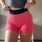 Free People  Movement Pink Ribbed Shorts NWOT Photo 2