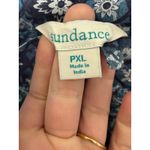 Sundance Floral Print Capri Cropped Pants Petite XL Size Drawstring Blue Casual Photo 5