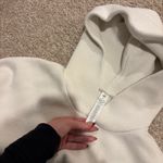 Alo Yoga Alo Scholar Yoga Hooded Sweater Ivory Photo 1